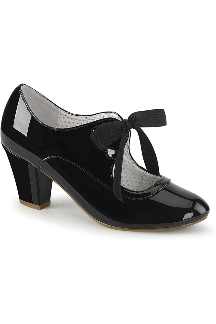 WIGGLE-32 Pump | Black Patent-Pumps-Pin Up Couture-Black-6-Patent-SEXYSHOES.COM