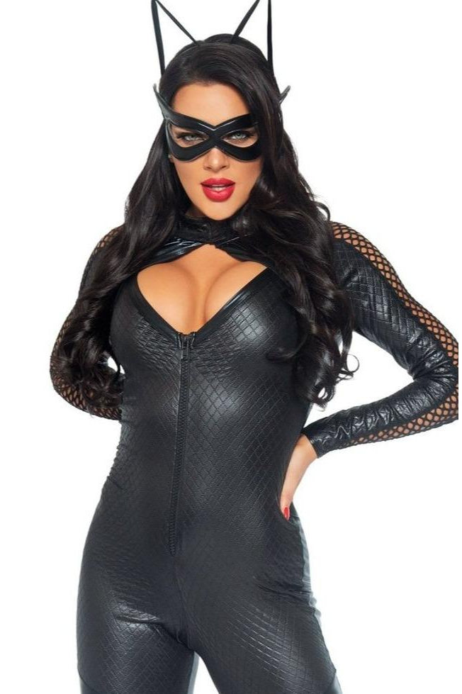 Wicked Kiity Costume-Catgirl Costumes-Leg Avenue-Black-S-SEXYSHOES.COM