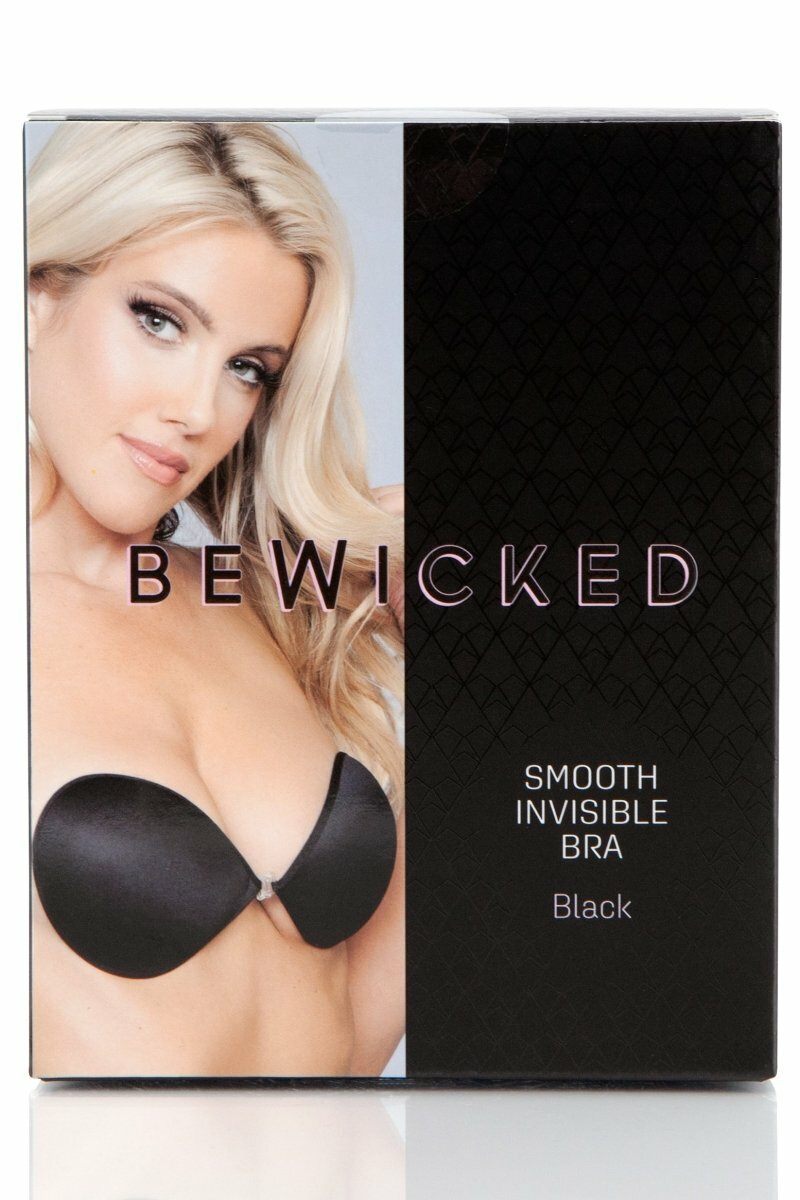 BeWicked Adhesive Invisible Bra in Black 