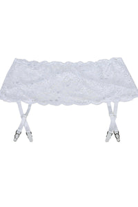 Shirley of Hollywood Stretch Lace in White  from SexyShoes.com