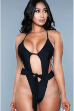 Adjustable Tie One Piece Swimsuit