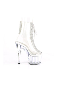 Pleaser ADORE-1016C-2 Exotic Ankle Boot in Clear Vinyl