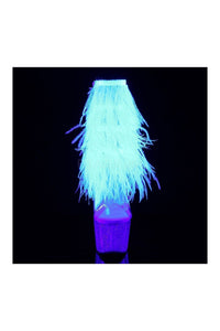 Pleaser ADORE-1017MFF Platform Boot in Clear Vinyl