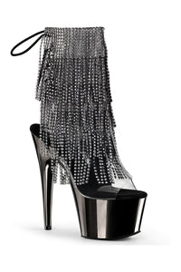 Pleaser ADORE-1017RSF Platform Boot in Black Vinyl from SexyShoes.com