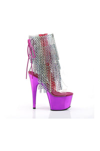 Pleaser ADORE-1017RSF Platform Boot in Clear Vinyl