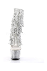 Pleaser ADORE-1017SRS Platform Boot in Clear Vinyl