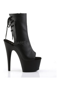 Pleaser ADORE-1018 Platform Boot in Black Faux Leather