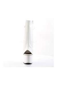 Pleaser ADORE-1018 Platform Boot in White Faux Leather