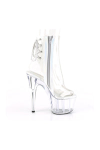 Pleaser ADORE-1018C Exotic Boot in Clear Vinyl