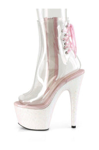 Pleaser ADORE-1018C Exotic Boot in Clear Vinyl