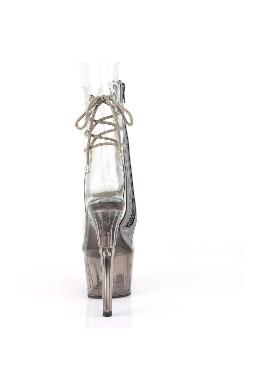 Pleaser ADORE-1018CT Exotic Boot in Clear Vinyl