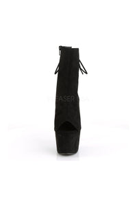Pleaser ADORE-1018FS Platform Boot in Black Faux Leather