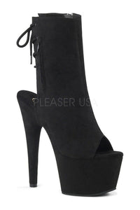 Pleaser ADORE-1018FS Platform Boot in Black Faux Leather from SexyShoes.com
