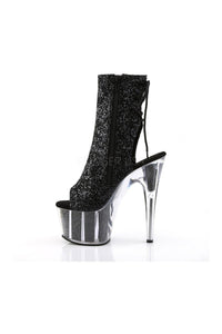 Pleaser ADORE-1018G Platform Boot in Black Glitter