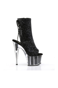 Pleaser ADORE-1018G Platform Boot in Black Glitter