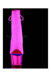 Pleaser ADORE-1018G Platform Boot in Neon Glitter