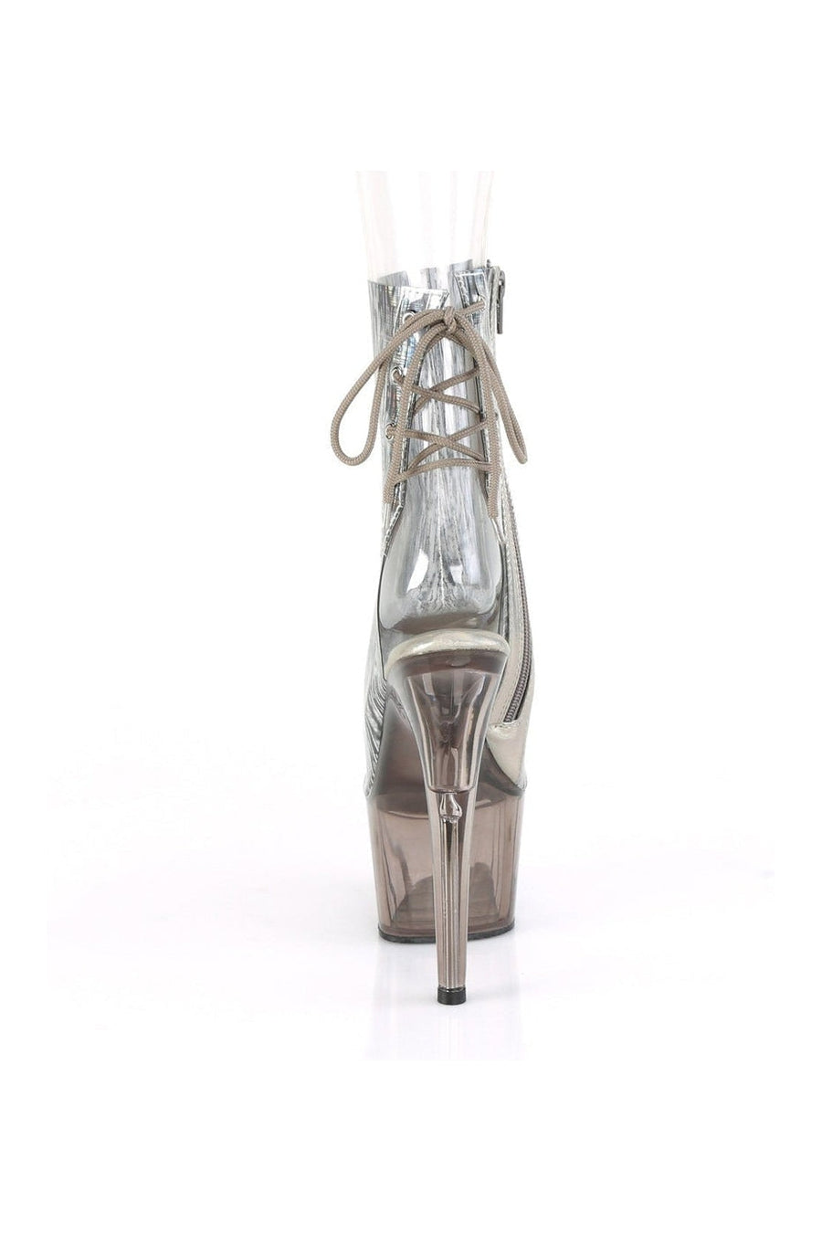 Pleaser ADORE-1018HCT Exotic Boot in Clear Vinyl
