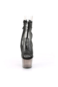 Pleaser ADORE-1018MSHT Exotic Boot in Black Mesh