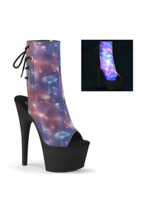 Pleaser ADORE-1018REFL Exotic Boot in Purple Faux Leather from SexyShoes.com