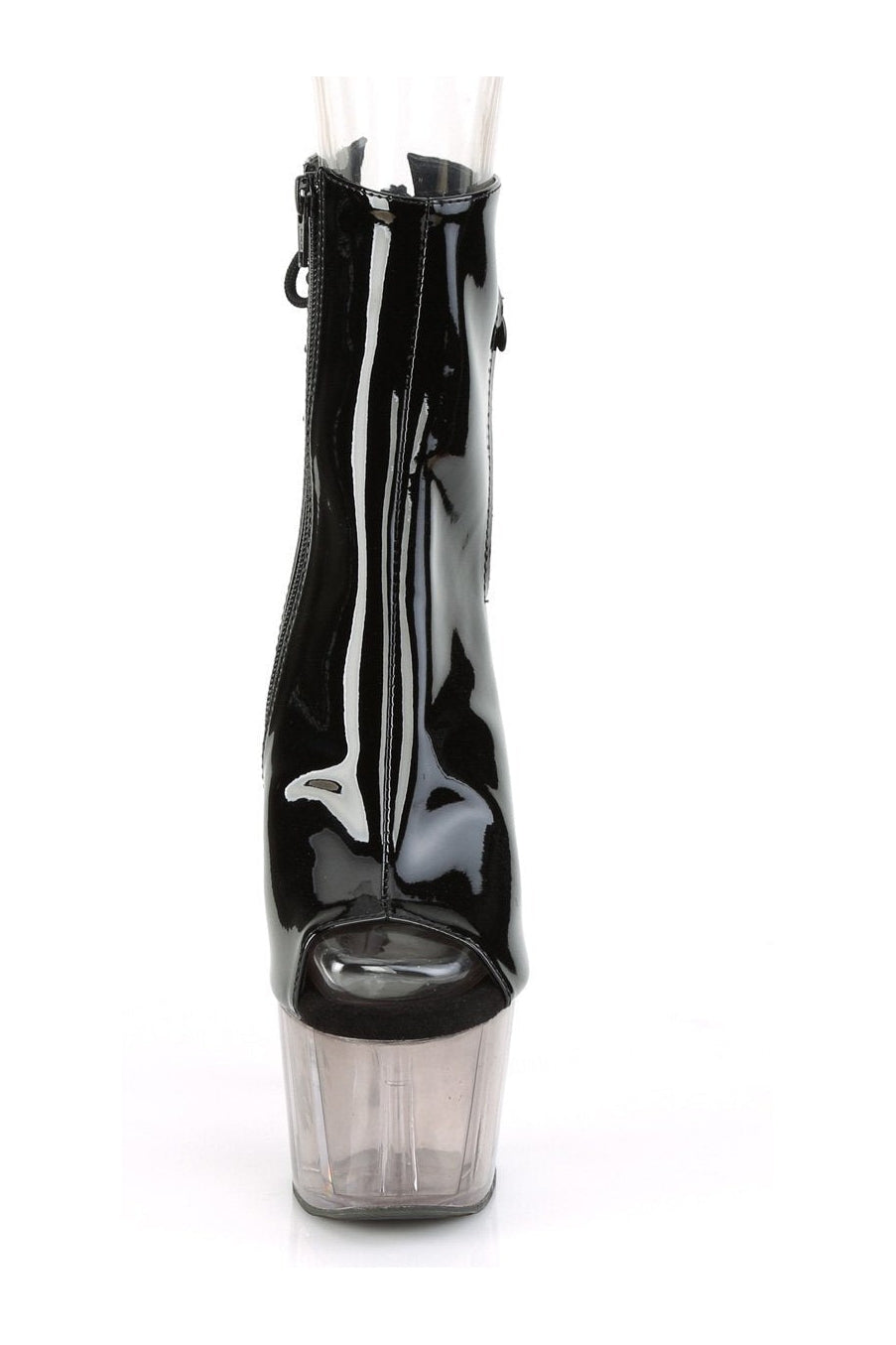 Pleaser ADORE-1018T Exotic Boot in Black Patent