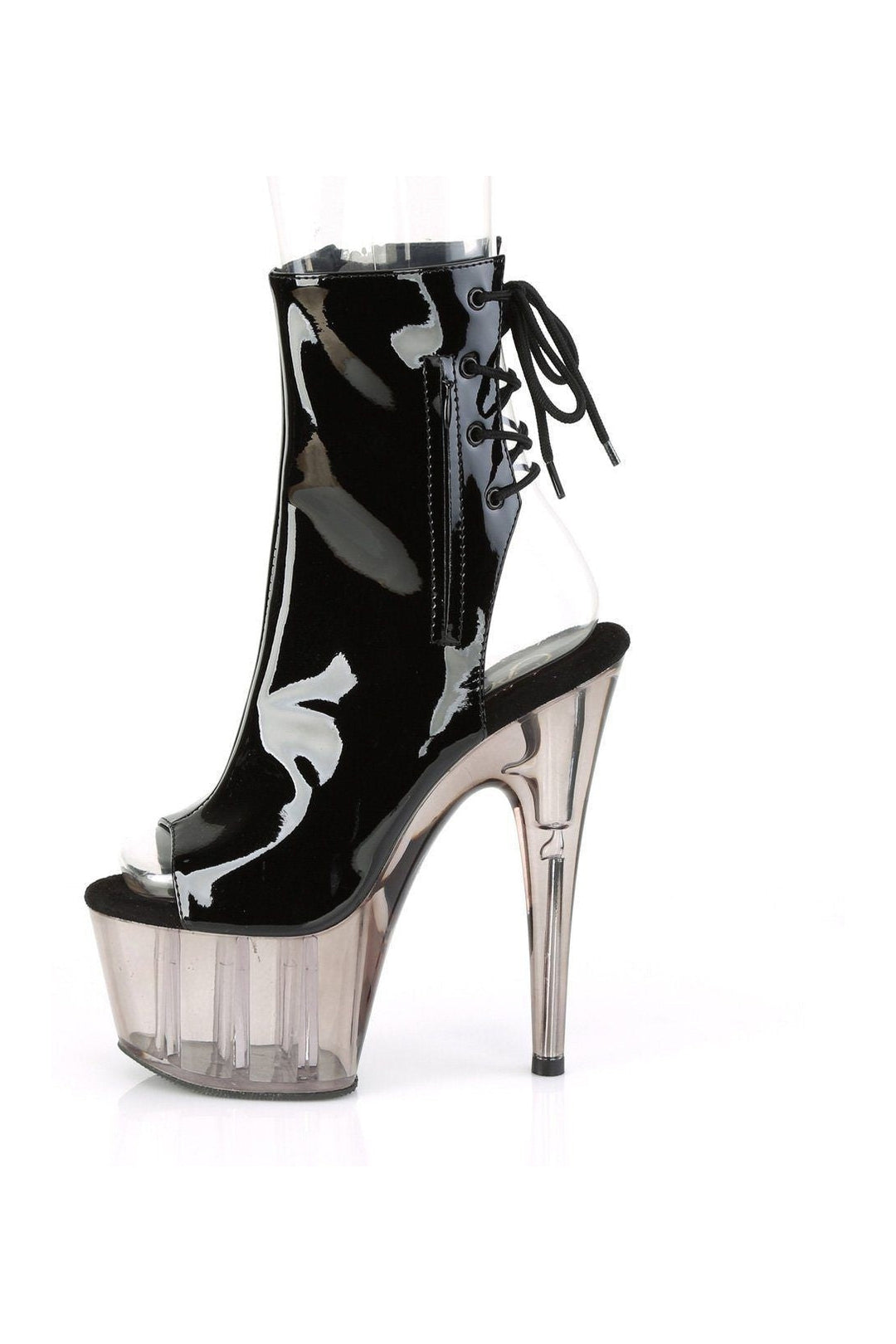 Pleaser ADORE-1018T Exotic Boot in Black Patent