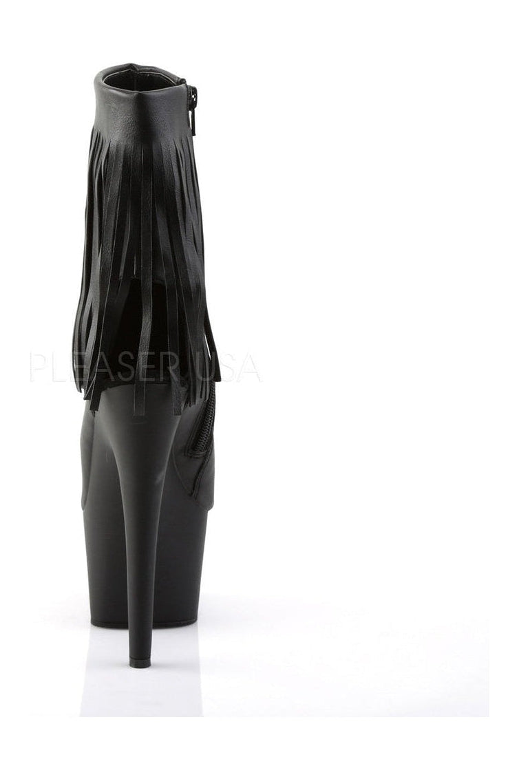 Pleaser ADORE-1019 Platform Boot in Black Faux Leather