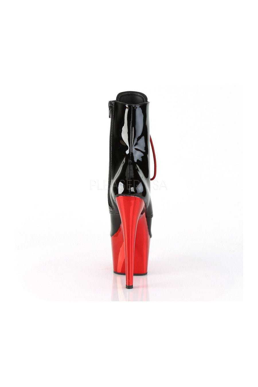 Pleaser ADORE-1020 Platform Ankle Boot in Black Patent