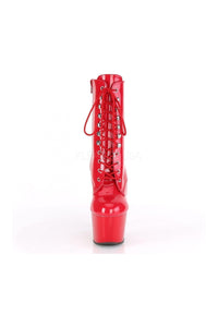Pleaser ADORE-1020 Platform Ankle Boot in Red Patent