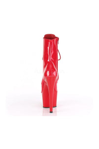 Pleaser ADORE-1020 Platform Ankle Boot in Red Patent