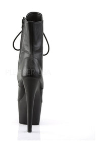 Pleaser ADORE-1020 Platform Boot in Black Genuine Leather