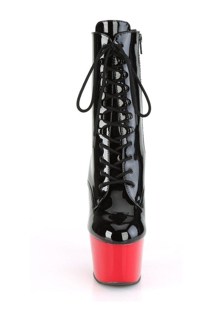 ADORE-1020 Stripper Boot | Black Patent-Pleaser