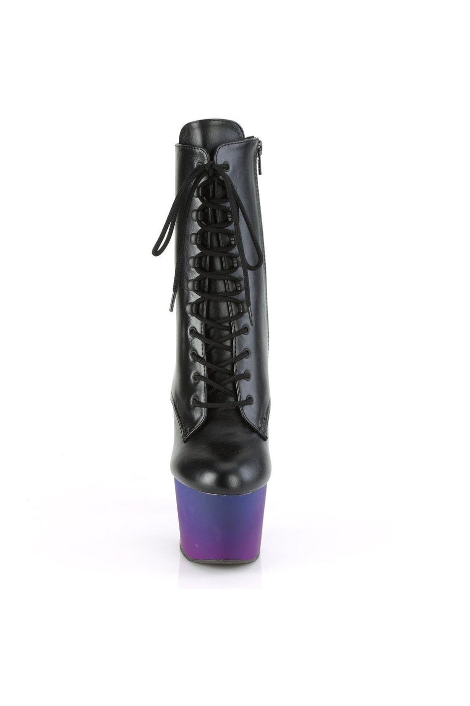 Pleaser ADORE-1020BP Exotic Boot in Black Faux Leather