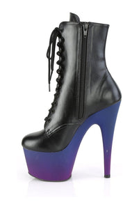Pleaser ADORE-1020BP Exotic Boot in Black Faux Leather