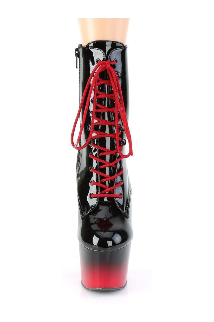 Pleaser ADORE-1020BR-H Exotic Boot in Black Patent