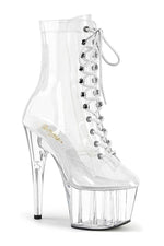 ADORE-1020C Ankle Boot | Clear Vinyl