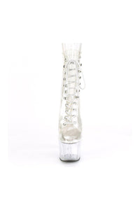 Pleaser ADORE-1020C Ankle Boot in Clear Vinyl