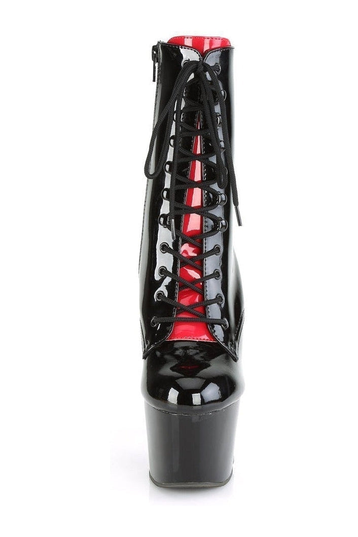ADORE-1020FH Stripper Boot | Black Patent-Pleaser
