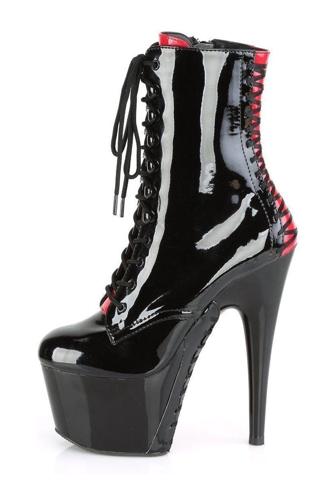 ADORE-1020FH Stripper Boot | Black Patent-Pleaser