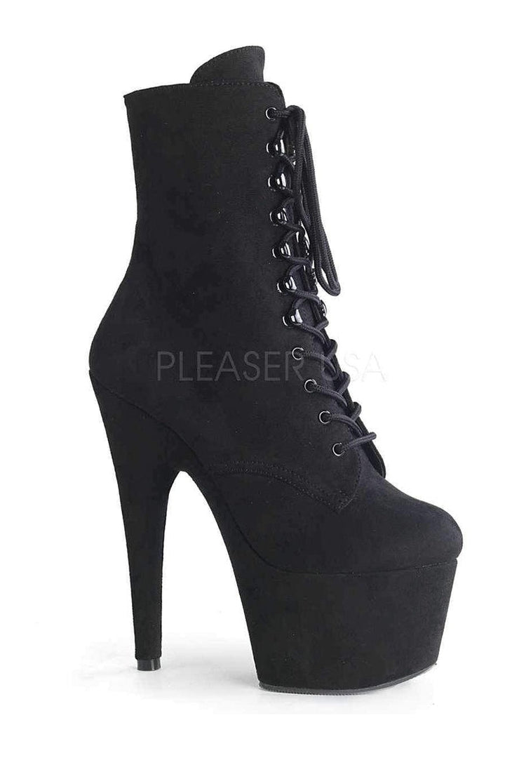 Pleaser Black Ankle Boots Platform Stripper Shoes | Buy at Sexyshoes.com