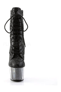 Pleaser ADORE-1020G Platform Boot in Black Glitter