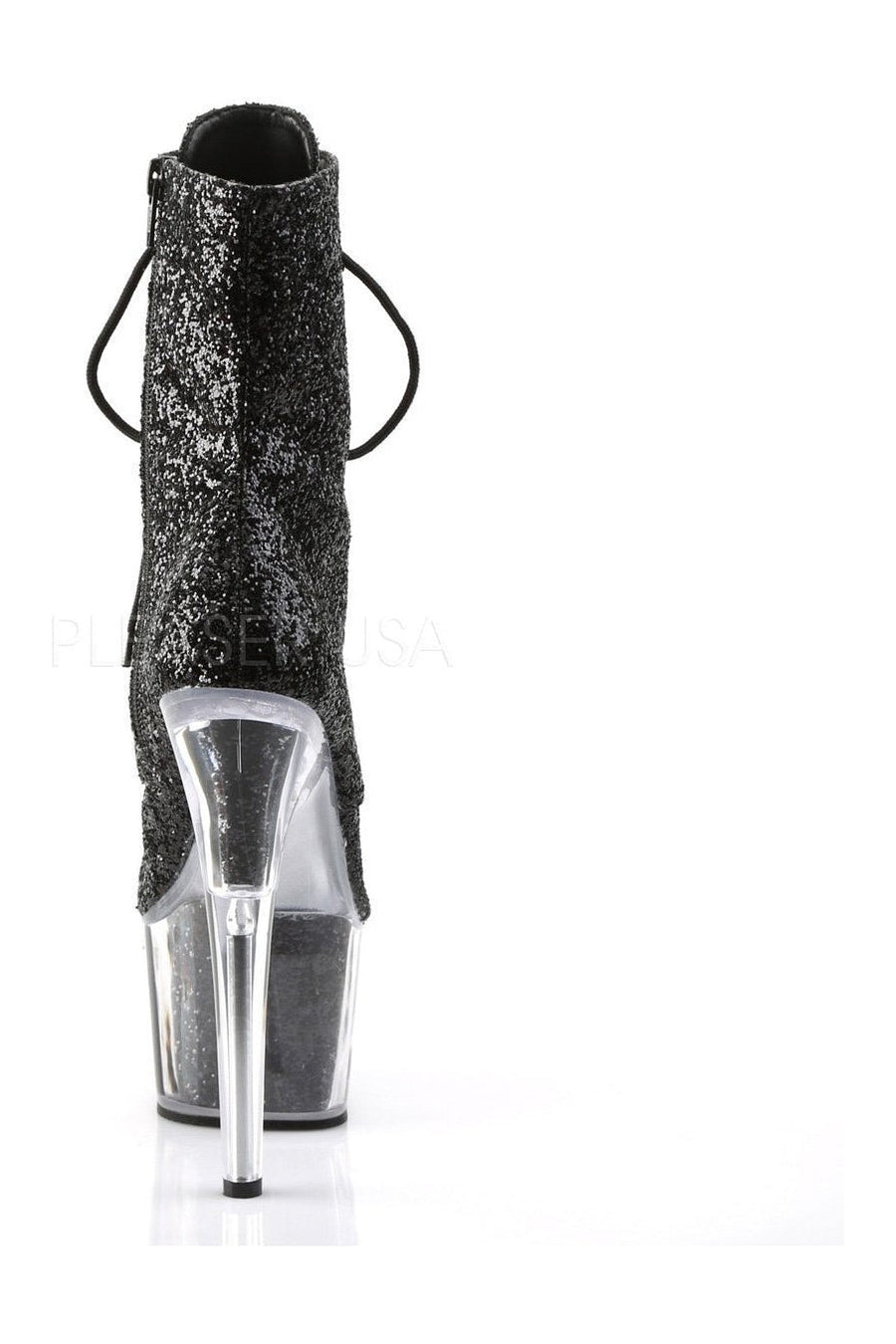 Pleaser ADORE-1020G Platform Boot in Black Glitter