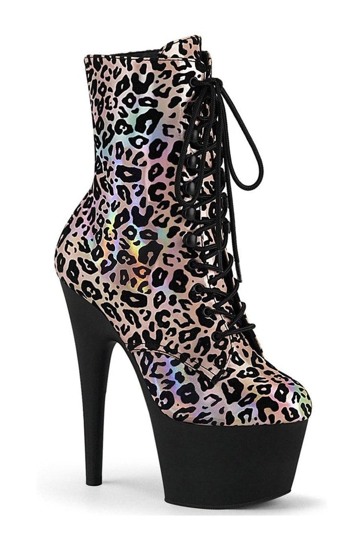 ADORE-1020LP Stripper Boot | Pink Faux Leather-Ankle Boots-Pleaser-Pink-7-Faux Leather-SEXYSHOES.COM