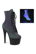 ADORE-1020REFL Exotic Boot | Green Faux Leather