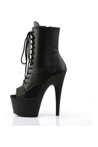 Pleaser ADORE-1021 Platform Boot in Black Faux Leather