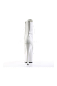 Pleaser ADORE-1021 Platform Boot in White Faux Leather