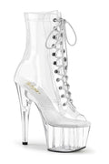ADORE-1021C Exotic Ankle Boot | Clear Vinyl