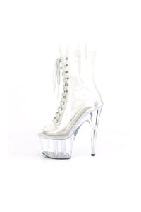 Pleaser ADORE-1021C Exotic Ankle Boot in Clear Vinyl