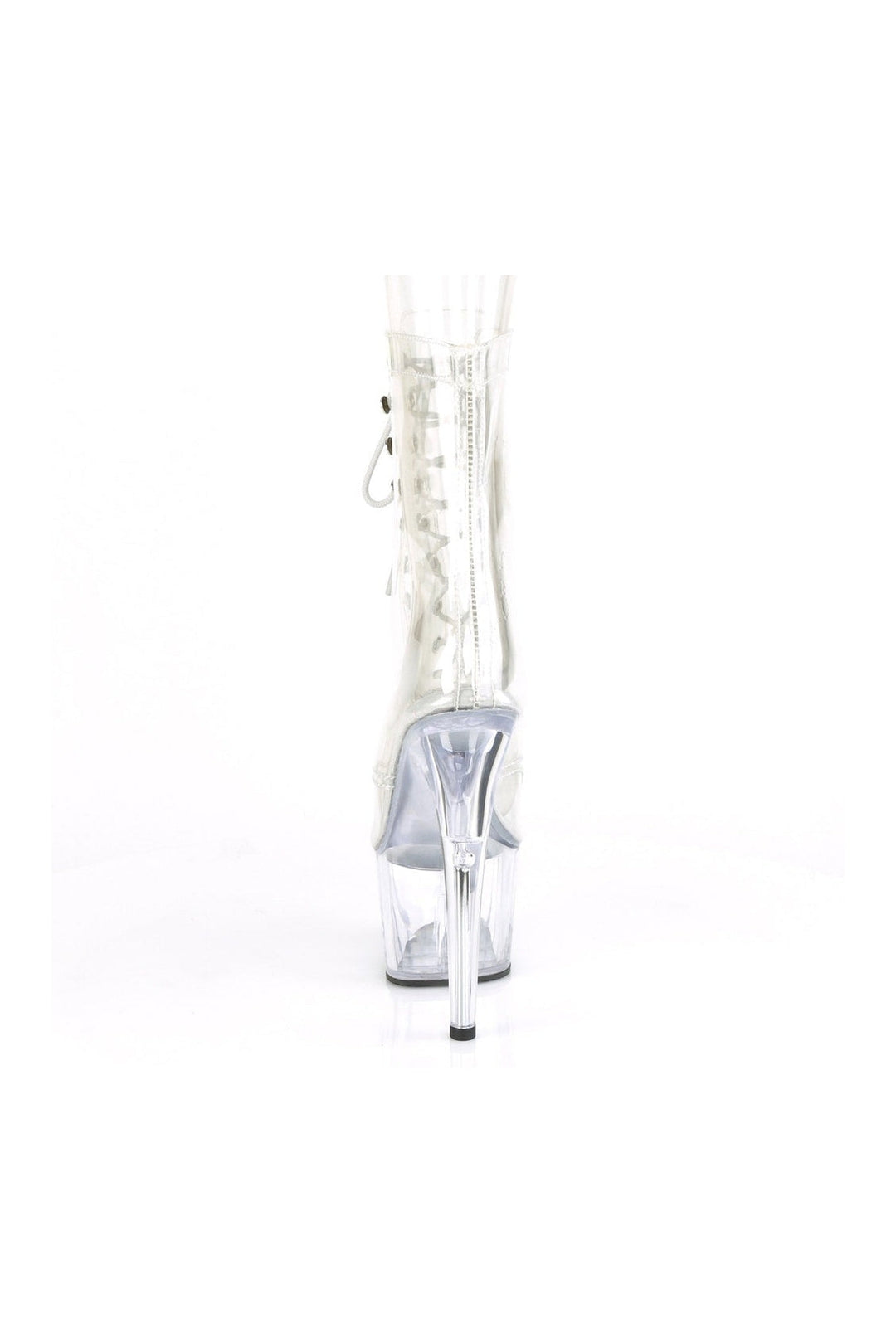 Pleaser ADORE-1021C Exotic Ankle Boot in Clear Vinyl