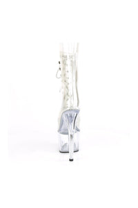 Pleaser ADORE-1021C Exotic Ankle Boot in Clear Vinyl