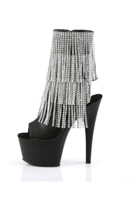 Pleaser ADORE-1024RSF Platform Boot in Black Faux Leather